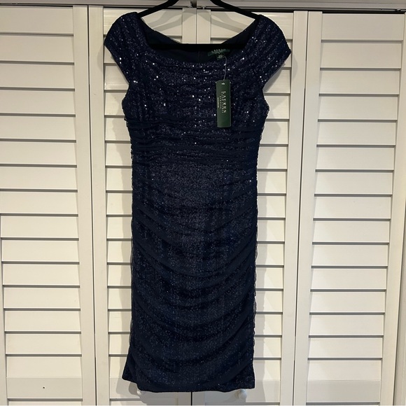 NWT Size 6 Ralph Lauren Evening Dress - Picture 1 of 13
